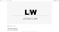 Desktop Screenshot of latyshasway.blogspot.com