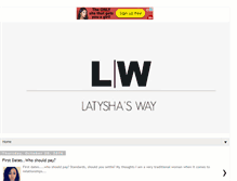Tablet Screenshot of latyshasway.blogspot.com