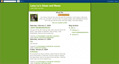 Desktop Screenshot of lexylusideasandnews.blogspot.com