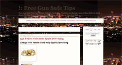 Desktop Screenshot of freegunsafetips.blogspot.com