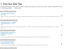 Tablet Screenshot of freegunsafetips.blogspot.com