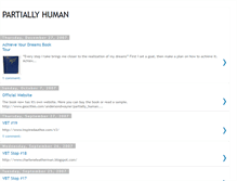 Tablet Screenshot of partiallyhuman.blogspot.com