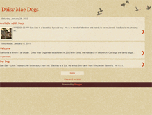 Tablet Screenshot of daisymaedogs.blogspot.com