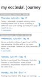 Mobile Screenshot of myecclesialjourney.blogspot.com