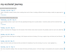 Tablet Screenshot of myecclesialjourney.blogspot.com