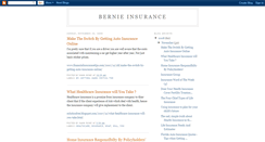 Desktop Screenshot of bernieinsurance.blogspot.com