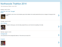 Tablet Screenshot of northwoodstriathlon.blogspot.com