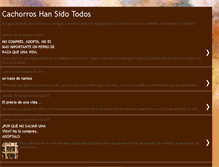 Tablet Screenshot of cachorrosjuguetesrotos.blogspot.com