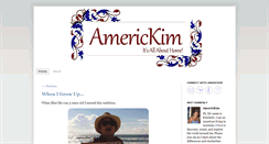 Desktop Screenshot of americkim.blogspot.com