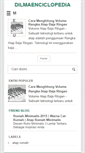 Mobile Screenshot of dilmaenciclopedia.blogspot.com