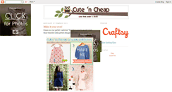 Desktop Screenshot of cutencheap.blogspot.com