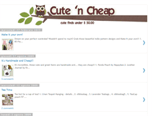 Tablet Screenshot of cutencheap.blogspot.com