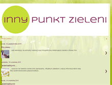 Tablet Screenshot of innypunktzieleni.blogspot.com