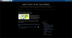 Desktop Screenshot of howstuffinmycarworks.blogspot.com