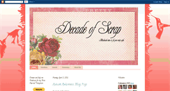 Desktop Screenshot of decadeofscrap.blogspot.com