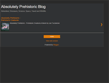 Tablet Screenshot of absolutelyprehistoric.blogspot.com