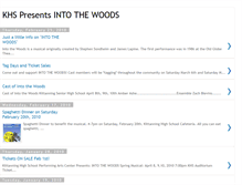 Tablet Screenshot of khsintothewoods.blogspot.com