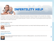 Tablet Screenshot of infertility-help-tips.blogspot.com