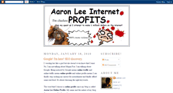 Desktop Screenshot of aaronleeonlineprofits.blogspot.com