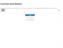 Tablet Screenshot of camroseautodealers.blogspot.com