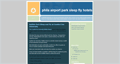 Desktop Screenshot of phila-airport-hotel-parking.blogspot.com