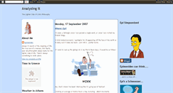 Desktop Screenshot of analysingit.blogspot.com