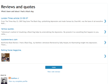 Tablet Screenshot of ihadablackdogreviews.blogspot.com