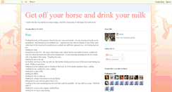 Desktop Screenshot of offyourhorse.blogspot.com