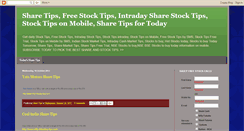 Desktop Screenshot of nse-bse-share-stock-trading-tipstoday.blogspot.com