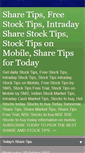 Mobile Screenshot of nse-bse-share-stock-trading-tipstoday.blogspot.com