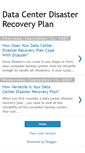 Mobile Screenshot of datacenterdisasterrecoveryplan.blogspot.com