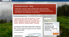 Desktop Screenshot of ambientesocial-blog.blogspot.com