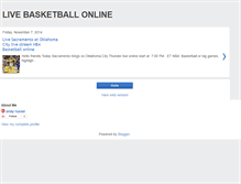 Tablet Screenshot of livebasketballwatch.blogspot.com