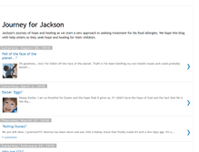 Tablet Screenshot of journeyforjack.blogspot.com