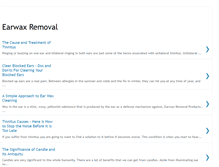 Tablet Screenshot of earwax-removal.blogspot.com