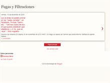 Tablet Screenshot of fugasyfiltraciones.blogspot.com