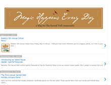 Tablet Screenshot of magichappenseveryday.blogspot.com