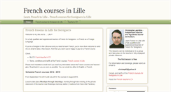 Desktop Screenshot of frenchcourseslille.blogspot.com