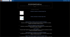 Desktop Screenshot of ecofinvzlaym.blogspot.com