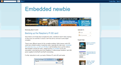 Desktop Screenshot of embeddednewbie.blogspot.com