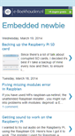 Mobile Screenshot of embeddednewbie.blogspot.com