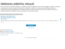 Tablet Screenshot of ordenanzaambiental.blogspot.com