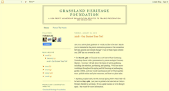 Desktop Screenshot of grasslandheritage.blogspot.com
