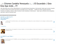 Tablet Screenshot of chismescandela.blogspot.com