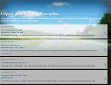 Tablet Screenshot of lecon-golf-video.blogspot.com