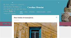 Desktop Screenshot of carolinamancini.blogspot.com