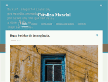 Tablet Screenshot of carolinamancini.blogspot.com