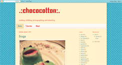 Desktop Screenshot of chococotton.blogspot.com