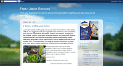 Desktop Screenshot of fresh-juice-recipes.blogspot.com