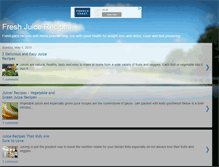 Tablet Screenshot of fresh-juice-recipes.blogspot.com